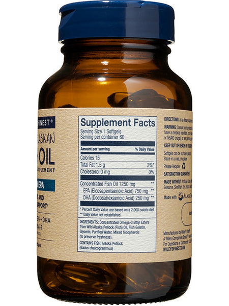 Wiley's Finest, Peak EPA, 60 Softgels