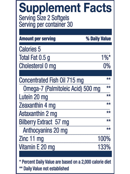 Wiley's Finest, Bold Vision, 60 Softgels