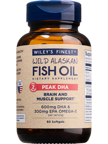 Wiley's Finest, Peak DHA, 60 Softgels