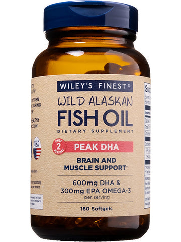 Wiley's Finest, Peak DHA, 180 Softgels