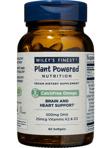 Wiley's Finest, CatchFree Omega, Plant Powered, 60 Softgels