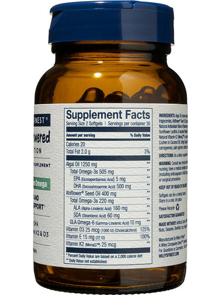 Wiley's Finest, CatchFree Omega, Plant Powered, 60 Softgels