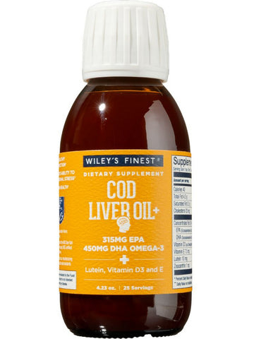 Wiley's Finest, Cod Liver Oil +, 4.23 fl oz