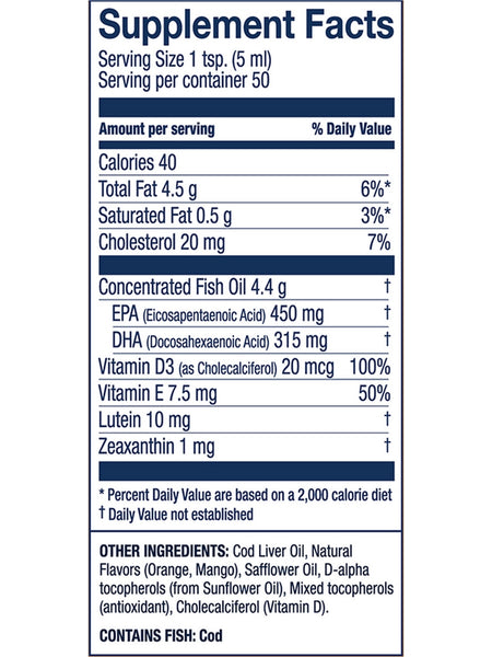 Wiley's Finest, Cod Liver Oil +, 8.45 fl oz