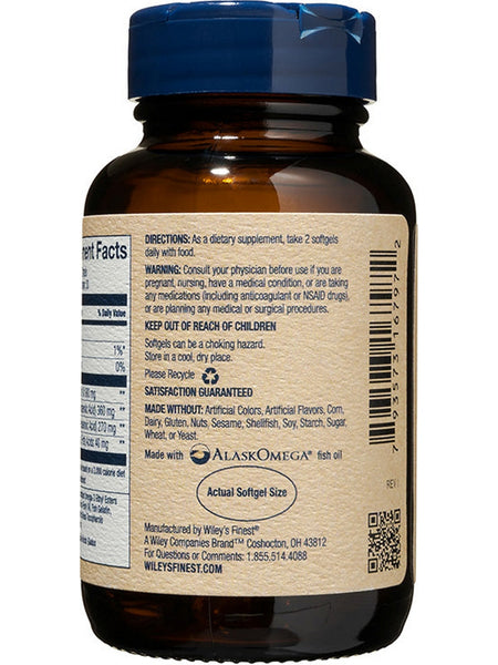 Wiley's Finest, Easy Swallow Minis, 60 Softgels