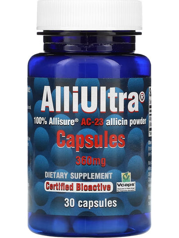 Allimax Nutraceuticals, AlliUltra Capsules, 360 mg, 30 Capsules