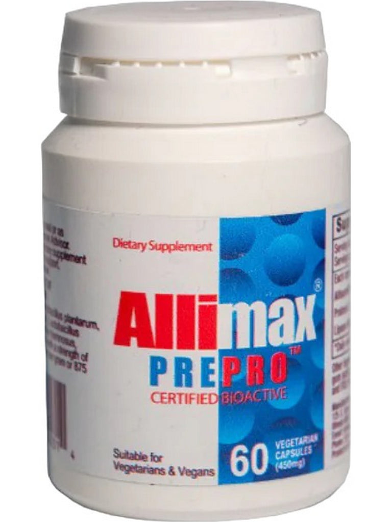 Allimax Nutraceuticals, Allimax PrePro, 450 mg, 60 Vegetarian Capsules