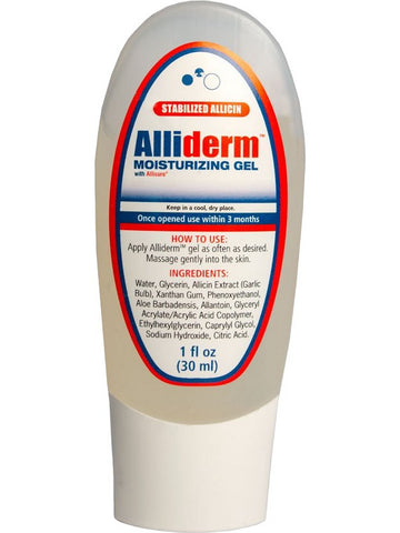 Allimax Nutraceuticals, Alliderm Moisturizing Gel with Allisure, 1 fl oz