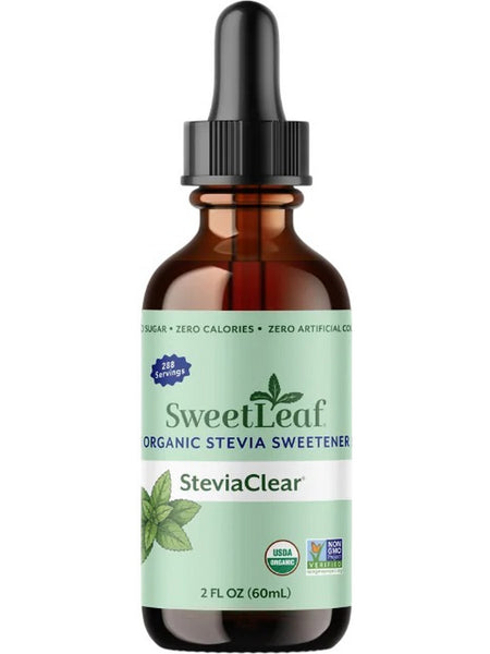 SweetLeaf, Organic Stevia Sweetener, SteviaClear, 2 fl oz
