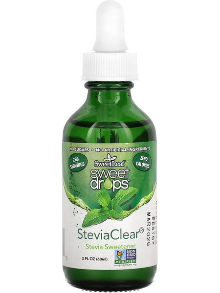 SweetLeaf, Stevia Clear Liquid Extract, 2 fl oz