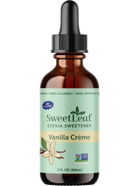 SweetLeaf, Stevia Sweetener Vanilla Creme, 2 fl oz