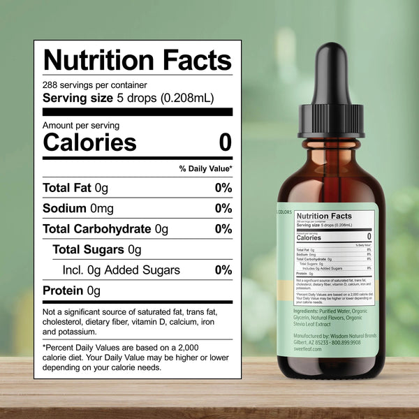 SweetLeaf, Stevia Sweetener Vanilla Creme, 2 fl oz