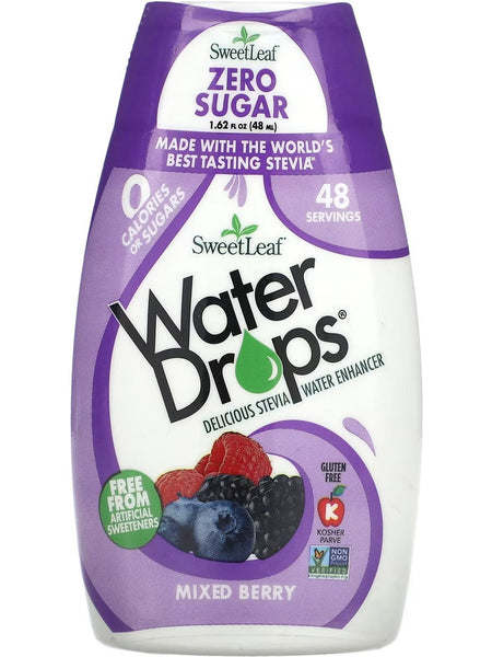 SweetLeaf, Water Drops Mixed Berry, 1.62 fl oz