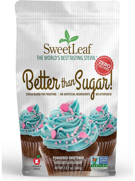 SweetLeaf, SweetLeaf Better than Sugar Powdered Sweetener, 12.7 oz