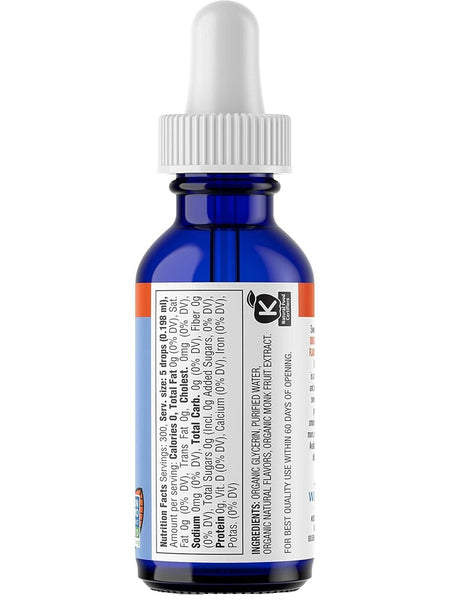 SweetLeaf, SweetLeaf Organic Monk Fruit Sweetener Concentrate French Vanilla, 2 fl oz