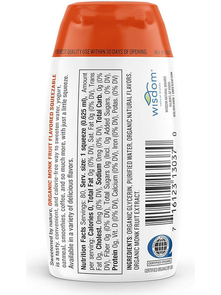 SweetLeaf, SweetLeaf Organic Monk Fruit Sweetener Squeezable Strawberry Guava, 1.7 oz fl oz