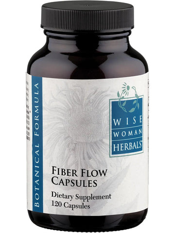 Wise Woman Herbals, Fiber Flow Capsules, 120 Capsules