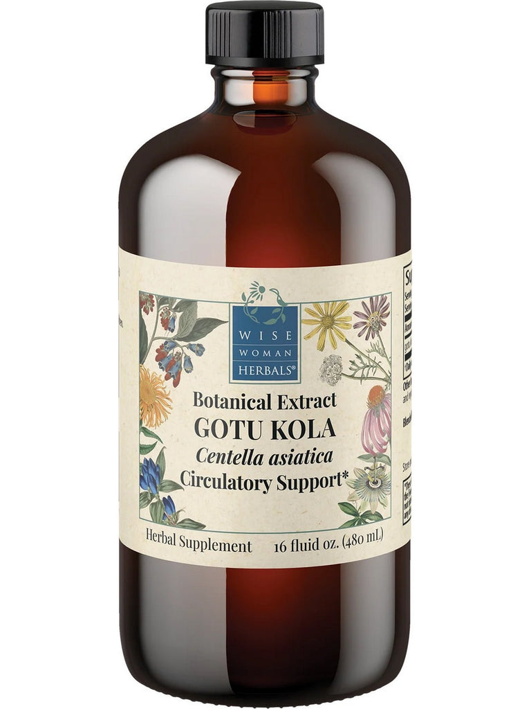 Wise Woman Herbals, Gotu Kola (Centella asiatica), 16 fl oz