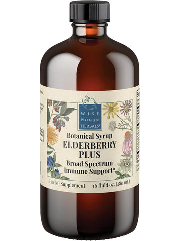 Wise Woman Herbals, Elderberry Plus Syrup, 16 fl oz