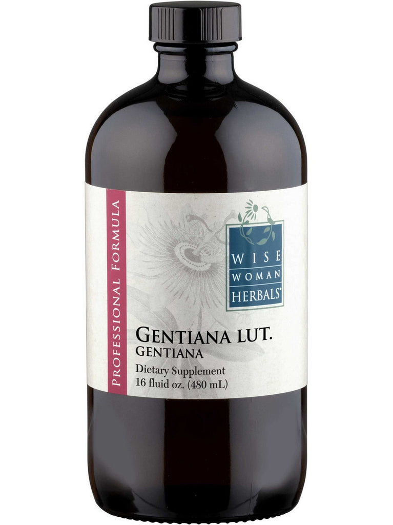 Wise Woman Herbals, Gentian (Gentiana lutea), 16 fl oz