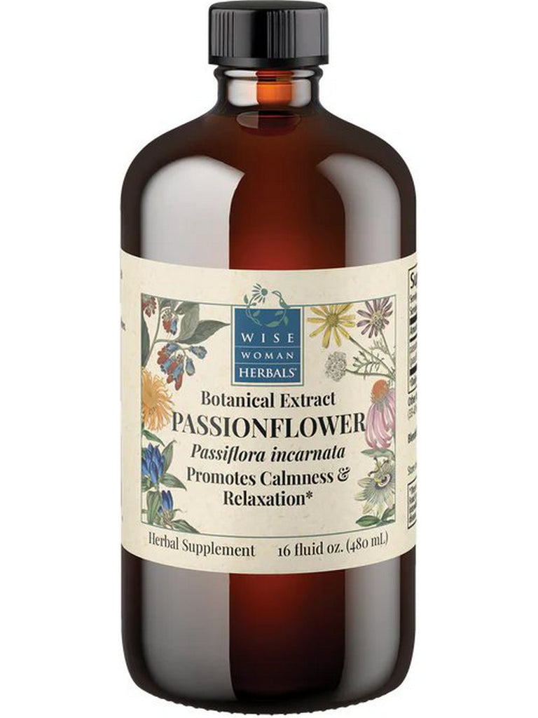 Wise Woman Herbals, Passionflower Extract (Passiflora Incarnata), 16 fl oz