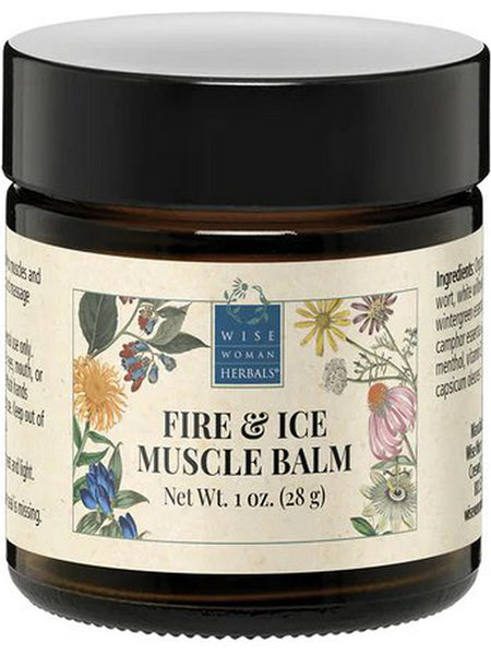 Wise Woman Herbals, Fire & Ice Muscle Balm, 1 oz