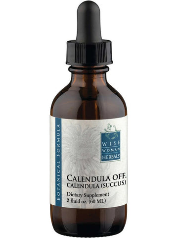 Wise Woman Herbals, Calendula Succus (Calendula officinalis), 2 fl oz