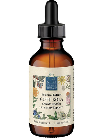 Wise Woman Herbals, Gotu Kola (Centella asiatica), 2 fl oz