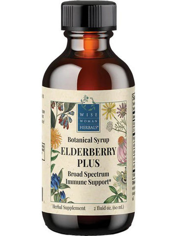 Wise Woman Herbals, Elderberry Plus Syrup, 2 fl oz