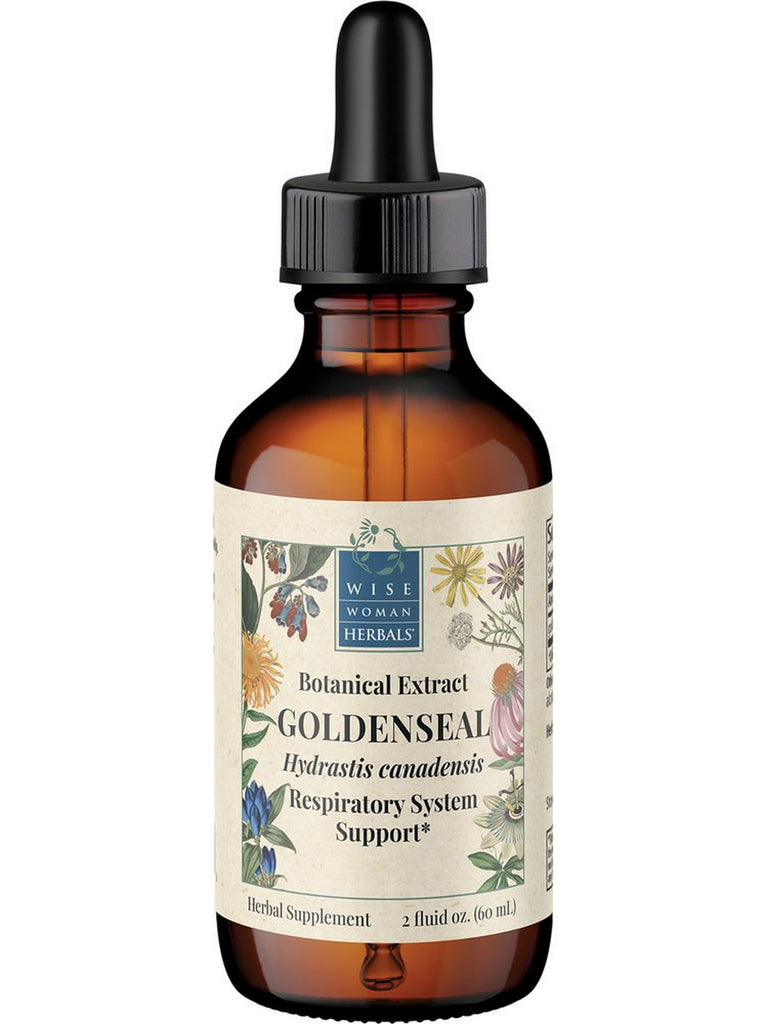 Wise Woman Herbals, Goldenseal (Hydrastis canadensis, 2 fl oz