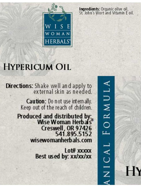 Wise Woman Herbals, Hypericum Oil (St. John's Wort), 2 fl oz
