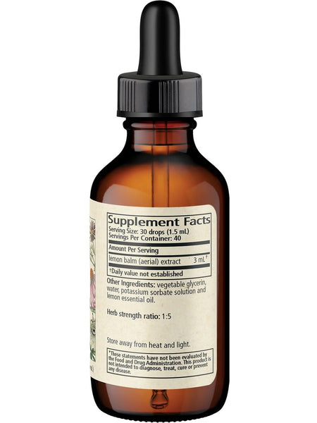 Wise Woman Herbals, Lemon Balm, 2 fl oz