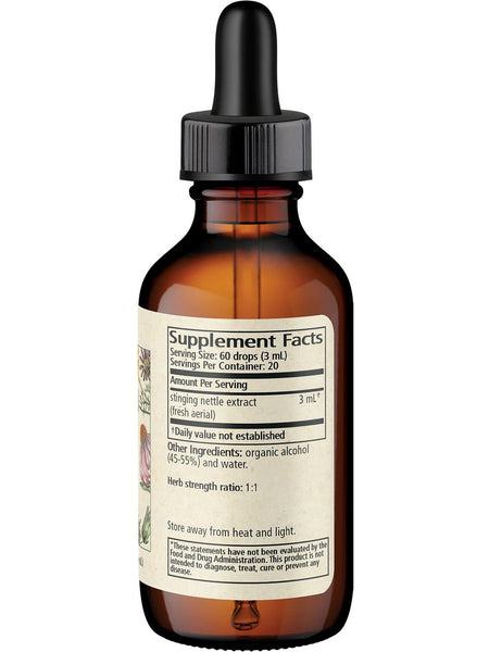 Wise Woman Herbals, Stinging Nettle (Urtica dioica) Aerial, 2 fl oz