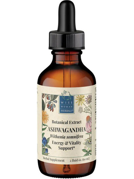 Wise Woman Herbals, Ashwagandha (Withania somnifera), 2 fl oz