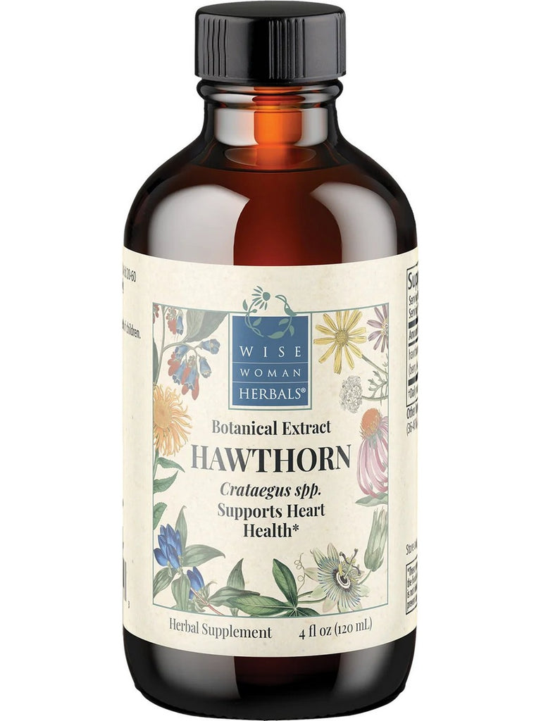 Wise Woman Herbals, Hawthorn (Crataegus spp.), 4 fl oz