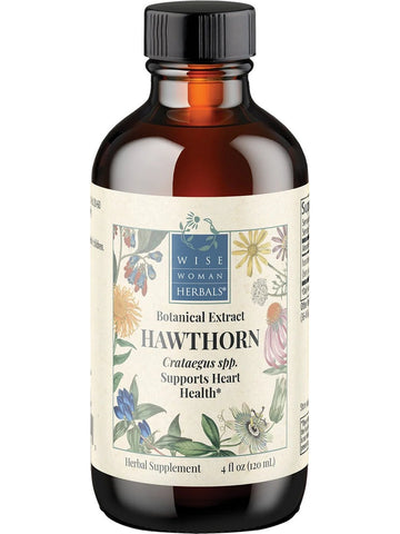 Wise Woman Herbals, Hawthorn (Crataegus spp.), 4 fl oz
