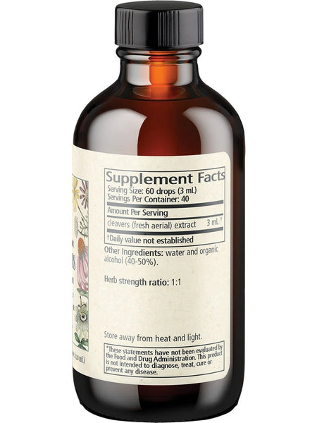 Wise Woman Herbals, Cleavers (Galium aparine), 4 fl oz