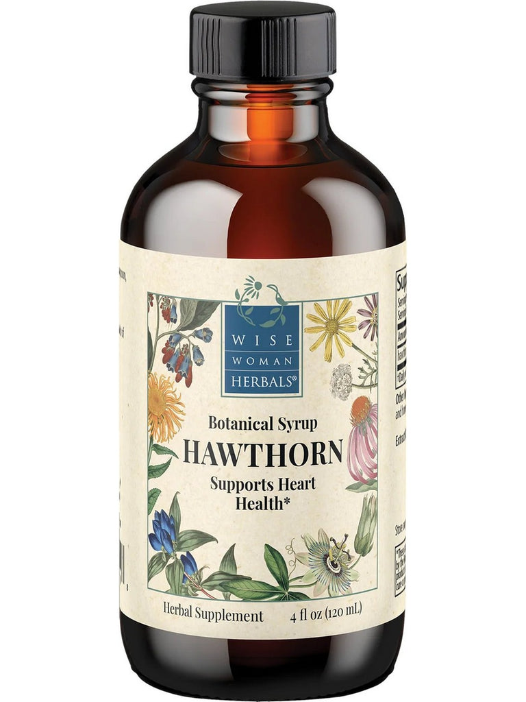 Wise Woman Herbals, Hawthorn Botanical Syrup, 4 fl oz