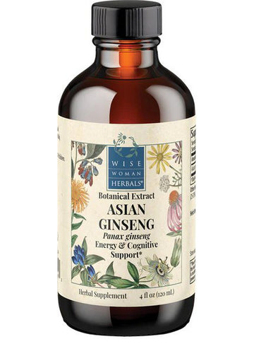 Wise Woman Herbals, Asian ginseng (Panax ginseng), 4 fl oz