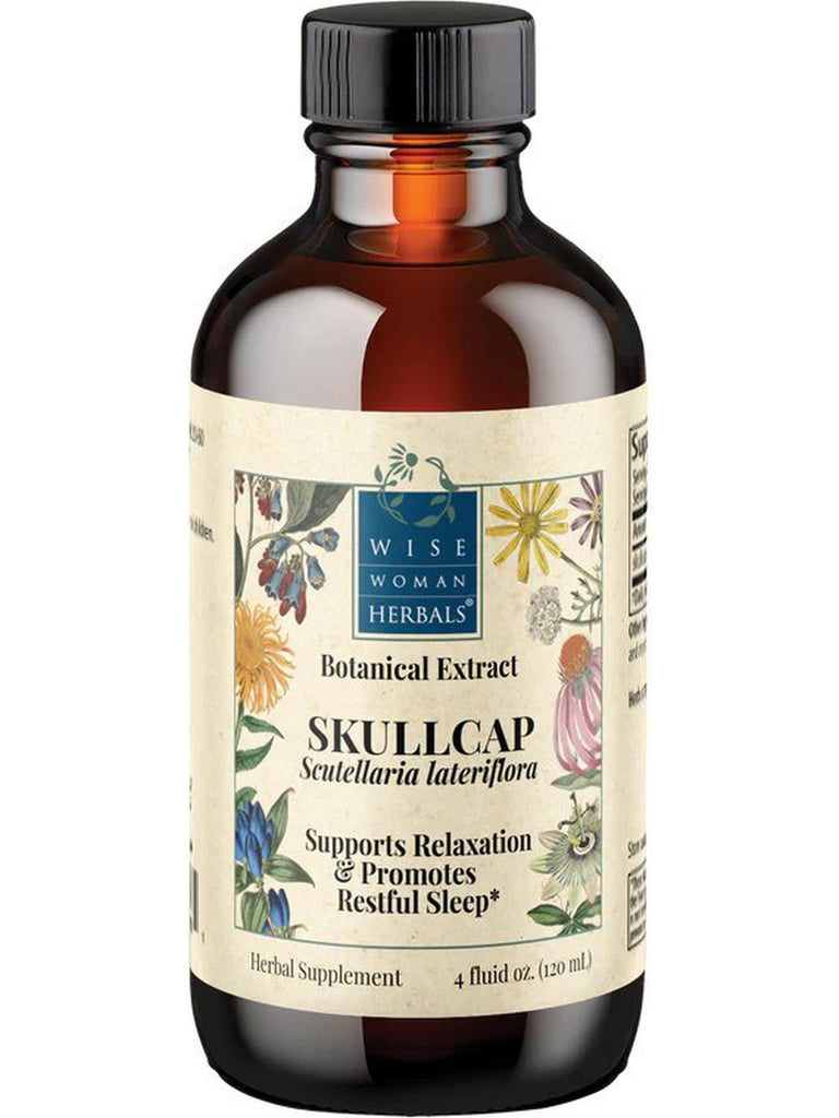 Wise Woman Herbals, Skullcap (Scutellaria lateriflora), 4 fl oz