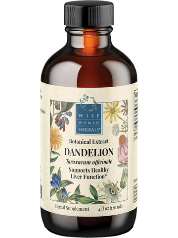 Wise Woman Herbals, Dandelion (Taraxacum officinale) Leaf, 4 fl oz