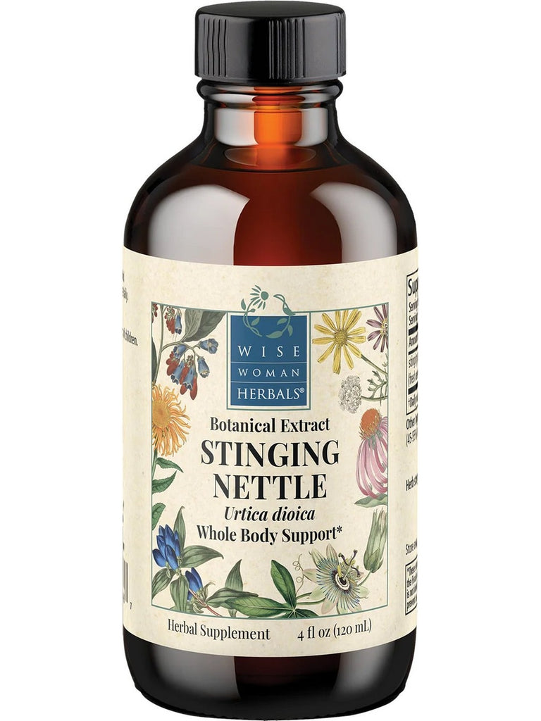 Wise Woman Herbals, Stinging Nettle (Urtica dioica) Aerial, 4 fl oz