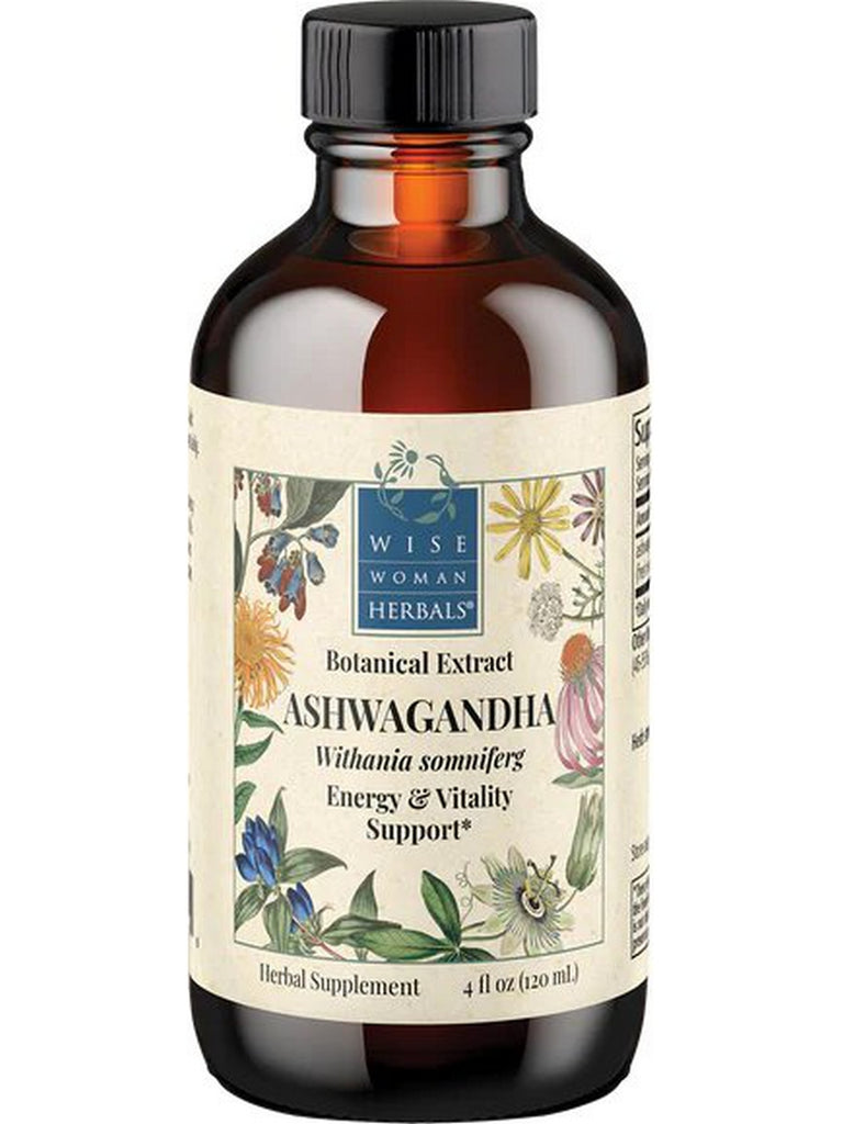 Wise Woman Herbals, Ashwagandha (Withania somnifera), 4 fl oz