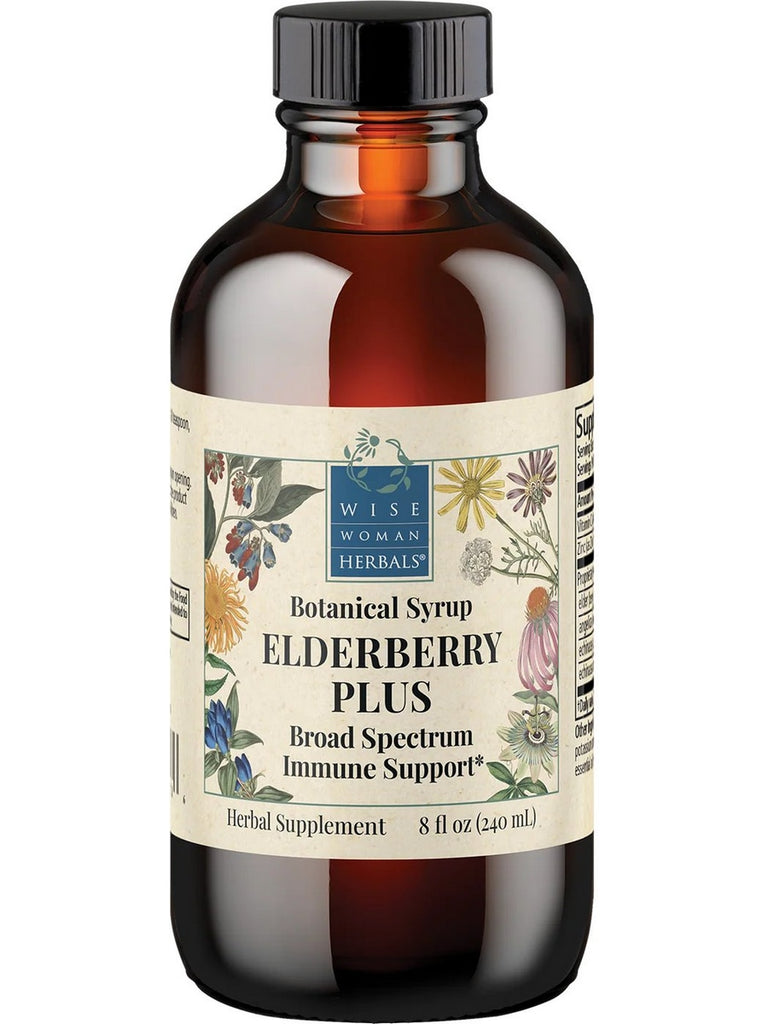 Wise Woman Herbals, Elderberry Plus Syrup, 8 fl oz