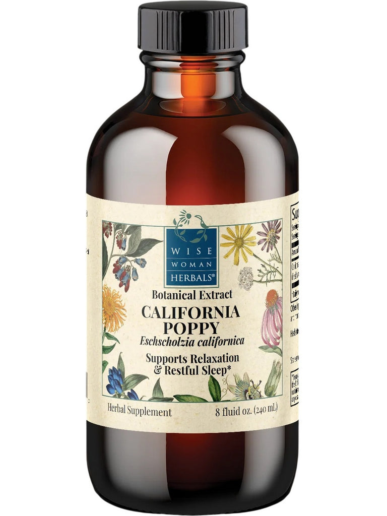 Wise Woman Herbals, California Poppy (Eschscholzia californica), 8 fl oz