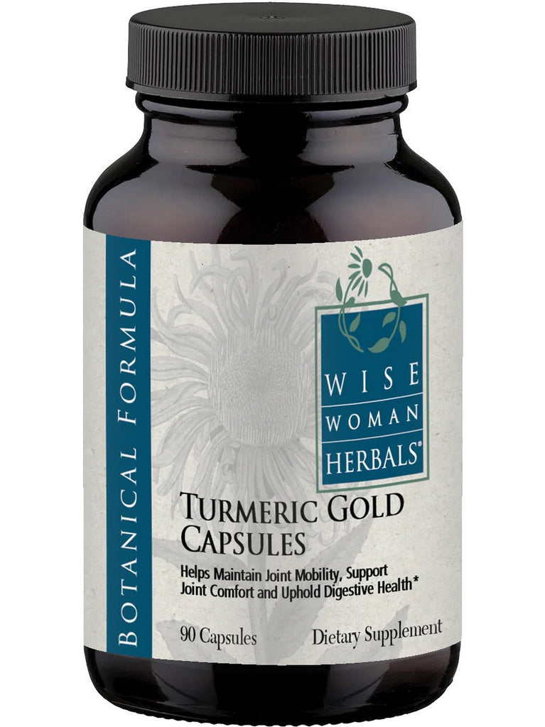 Wise Woman Herbals, Turmeric Gold Capsules, 90 Capsules
