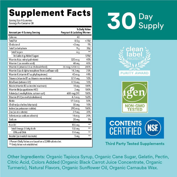 SmartyPants Vitamins, Prenatal Formula, 120 Gummies