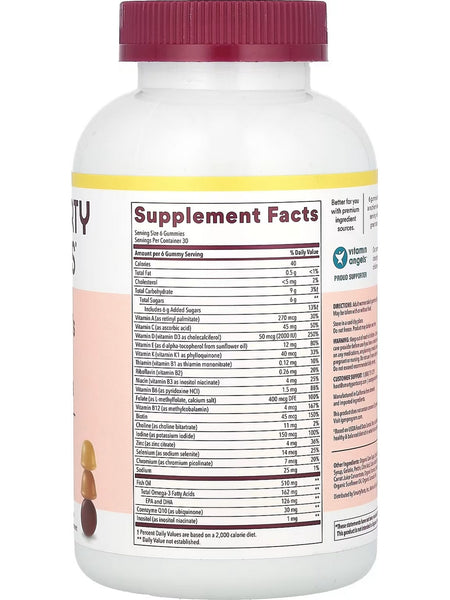 SmartyPants Vitamins, Women's Multi and Omegas, 180 Gummies
