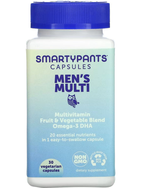 SmartyPants Vitamins, Men's Multi, 30 Vegetarian Capsules