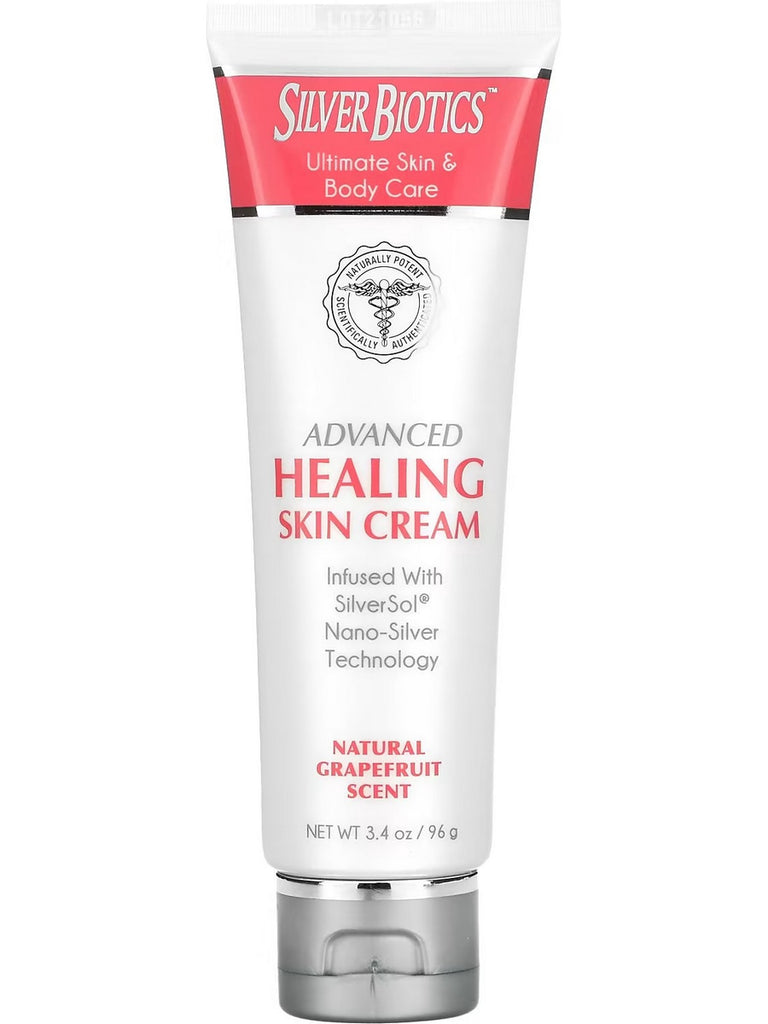 Silver Biotics, Advanced Healing Skin Cream Grapefruit, 3.4 oz